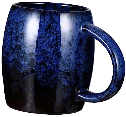 OUNONA Keramik Kaffeetasse Fürs Büro Tragbarer Wasserbecher Mit Zartem Muster Dekorativer Getränkebecher Für Familien Und Restaurants