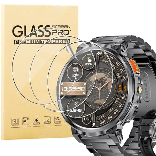KUSINHOKA 3 Pezzi Pellicola Protettiva per DREMAC Smartwatch FV6-A 1.85 Pollici, HD Trasparente Anti-Graffio Protezione Schermo, Senza Bolle, Soft TPU Pellicola Protettivo per DREMAC FV6
