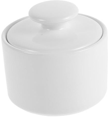 Cabilock Sucrier Céramique avec Couvercle Pot à Sucre pour Café Récipient à Sel pour Cuisine Design Moderne et la Fraîcheur Qualité