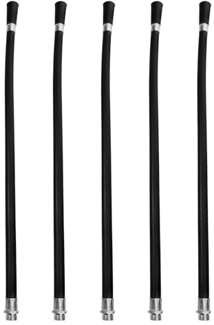 FIXOSHEE 5 pièces Tuyaux de Buse pour Extincteur Flexible et Facile à Installer Tuyau Extincteur pour Maison Voiture Remplacement Compact et Sécurisé