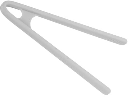 sourcing map Mini Tongs Silicone, 14cm Toast Tongs Heat Resistant Kitchen Cooking Food Grippers Non-Slip for Toaster Salad Ice Cubes Fruits Sugar BBQ, Gray