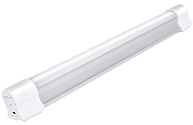 LETOUR - Tubo de luces LED con imanes, 120 W, 8000 lúmenes, 5 niveles de atenuación, linterna de camping recargable por USB, luces portátiles con 4 imanes de resistencia durante 40 horas