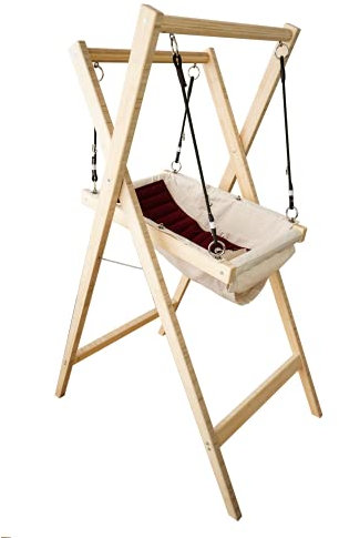 Kokomo BABYLOUNGER - Babyhängematte mit Bambusgestell (Kokomo)