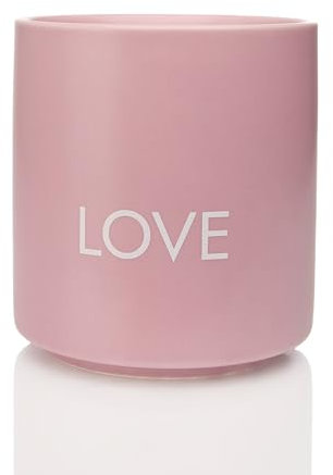 Giftandprint Tasse Pink Love, Valentinstag geschenke für die Liebste Liebesgeschenk Valentines day Geschenk Love Liebe für Sie Ihn Kaffeebecher ohne Henkel, Keramik,250 ml,