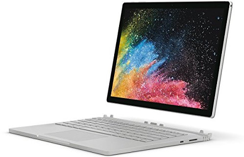 2017 Microsoft Surface Book 2 with Intel Core i7-8650U (13.5-inch, 16GB RAM, 512GB SSD) (QWERTY English) Platinum (Renewed)