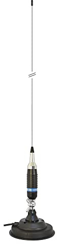 PNI Antenne CB S9 120cm lang und 125mm/125mm Schmetterlingsmagnet inklusive