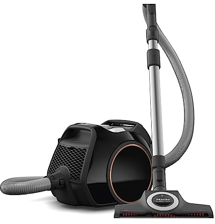 Miele Boost CX1 C&D, 890W Cordless Bagless Vacuum Cleaner, Powerful, Compact and Agile with Vortex Technology, TurboBrush for Pet Hair and HEPA AirClean Filter, Pink, Obsidian, Black