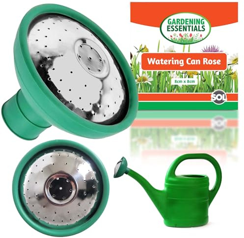 SOL Universal Watering Can Rose Head - Fine Spray Sprinkler Attachment