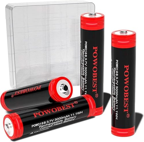 3.7V 3000mAh NiMH Wiederaufladbarer Akku,POWO18B Mit NiMH schutzbox
