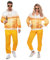 iZoeL Beer Costume for Men Women - Oktoberfest 70s 80s 90s October Festival Fancy Dress - Beer Festival Halloween Golden Glasses Necklace