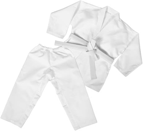 VALICLUD Karateanzug für Junge Mädchen und Erwachsene Taekwondo-uniform mit Gürtel Kampfsportkostüm aus Strapazierfähigem Material für Training