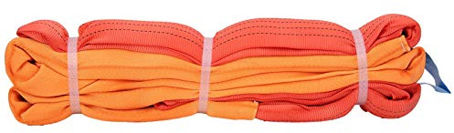 5T Heavy Duty Polyester Endless Lifting Sling Hoist Strap For Construction Warehouse Moving Work Durable Webbing Lifting Strap Lightweight Easy To Use Strong Bearing Capacity 5