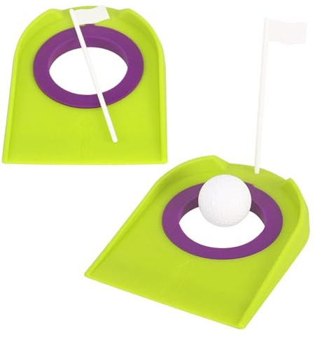 Keyubria Coppa per Buca da Golf - Attrezzatura Per L'Allenamento Con Bandiera,Coppe da Golf per Putting Green | per Ambienti Esterni Sala Giochi Giardino Cortile Prato Uomini e Donne Giovani