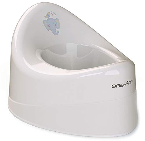 BABYLON Kinder Töpfchen Shell, Antirutsch Kinder Toiletten, Kinder Klo, Nachttopf für Kinder/WC Sitz Topf, Töpfchen Mädchen, Anatomisсh Kindertöpfchen Jungen, Baby Zubehör Grau
