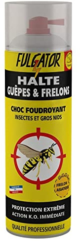 FULGATOR - Halte Guêpes Frelons Et Nids 500Ml - le Lot De 3