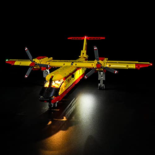 BRIKSMAX Kit de iluminación LED para Lego Technic Avión de Bomberos - Compatible con Lego 42152 Building Blocks Model- No incluir el Conjunto de Lego