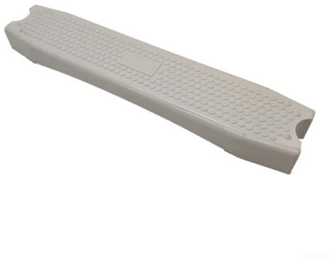 Scaletta a pedale per piscina, 49 cm, in plastica modellata, di ricambio, per scale fuori per terra e interrate