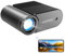 Vamvo Proyector Portátil WiFi Videoproyector 1080P 200'' Proyector de películas portátil, Proyectores de Exterior con diseño aerodinámico y Elegante, Compatible con teléfono/Tablet/Portátil/TV Stick