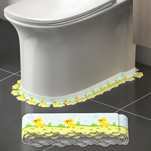 SEIYOGDS Autocollantes Imperméables Dans le Sol Des Toilettes, Ruban Adhésif Imperméable et Sale, Dans le Coin De La Cuisine/toilettes/salle de Bain, Empêche L'humidité et La Moisissure (1.5 m)