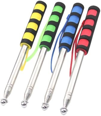 sinirttou Asta Portabandiera Telescopica con 8 Clip in Acciaio Inox - Portatile e Resistente per Eventi all'aperto, Escursionismo, Campeggio, Sport Sostenitori(2,5 m)