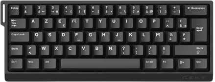 REKT Clavier Gaming Magnétique HIRO 60 HE (AZERTY) – Switchs Effet Hall Amber Pro, Rapid Trigger, Format 60% Compact, RGB, Keycaps PBT, Hot-swappable, 8000 Hz, Scan Rate 128K, Precision de 0,01mm