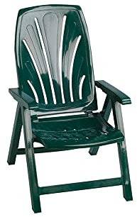 Garden of Life 8092V Sedia a Sdraio, Resina, Verde, 92 x 50 x 12 cm