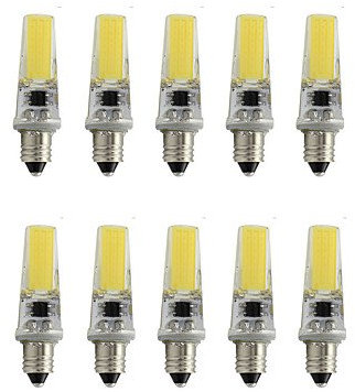 WELSUN E11 LED Spot lampadine T 1 COB 350 LM Bianco caldo bianco freddo K Serie AC 220 – 240 V, Cold White