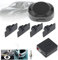 Sensori di parcheggio auto Reverse backup radar System assistenza originale Flat sensori con ali（nero）