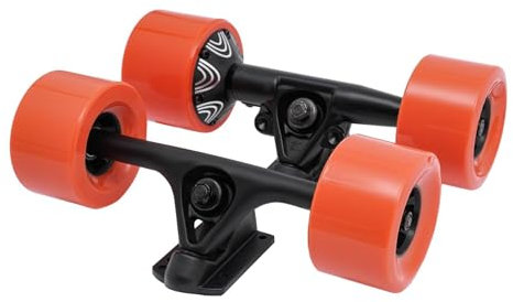 Skateboard Truck Combo Set Single Motor Set für Elektro-Skateboard Speed Skateboarding Ausrüstung Elektrisches Longboard für Erwachsene,für Einstiegs-Skateboard-Modifikation（orange）