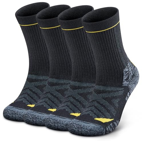 CAMBIVO Chaussettes Randonnée Anti Ampoule Femme Homme, Chaussettes Sport en Mérinos Laine, Chaussettes de Sport Respirant pour Trekking, Cyclisme, Trail Running, Ski, Thermiques, 2 ou 3 Paires