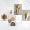 AREDE Set de 6 Cuadros Decoración Pared Modernos Calma - Mimimalismo beige | 4 x A4 (21 x 30cm) + 2 x A5 (15 x 21cm) | Listo para Colgar Láminas Decorativas Salón y Dormitorios | Sin marcos