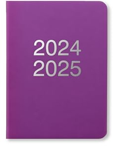 Letts of London Dazzle Schülerkalender 2024/2025, A6, Wochenansicht, Violett