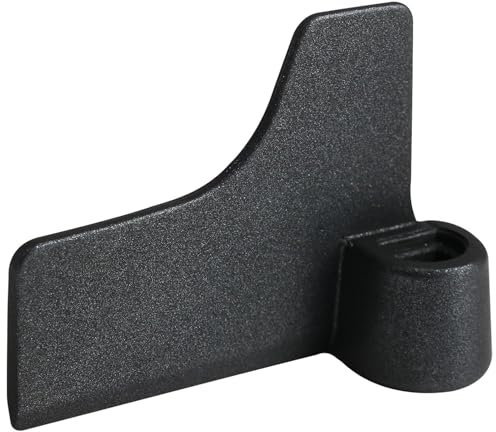 Bread Maker Paddle, Breadmaker Accessories for SD256 SD257 SD2511 SD2510 SD2500 SD2501, Replacement Mixing Paddles Non-Stick Coated Flat Kneading(Black)
