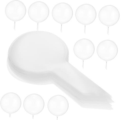 OFFIGAM 100stücke Bobo Ballons Transparente Ballons Für Hochzeiten Geburtstagsfeiern Und Mehr Robustes Tpu Material Für Indoor Und Outdoor-events