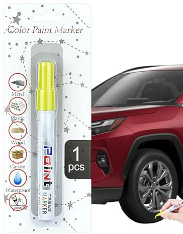 Marcador de neumáticos, conjunto de bolígrafos de pintura automática portátil | Pluma de renovación de pintura automática, aplicación fácil y precisa, adecuada para coche, motocicleta, camión, colores
