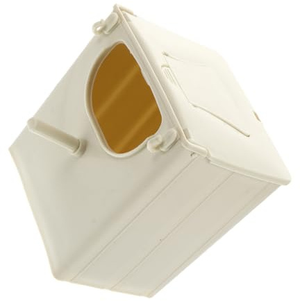 Toddmomy Vogelzuchtbox aus Nistkasten für Kleine Papageien und Wellensittiche und Langlebige für Außenbereich Einfache Handhabung und Dekorativer