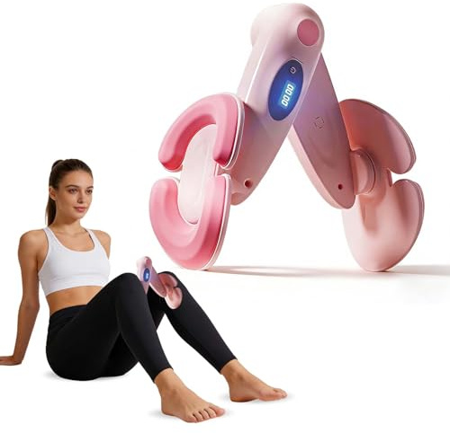 Dispositivo de Suelo Pélvico para Mujeres, Dispositivo Kegel con Contador, Recuperación Posparto Suelo Pélvico Antideslizante, Entrenador Kegel Mujer para Entrenamiento de Cadera, Piernas, Brazos