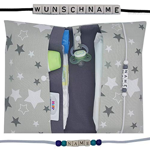Große Windeltasche XXL mit Name Wickeltasche