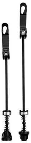 T TOOYFUL 2 Stücke Vorne + Hinten Fahrrad MTB Spieße Schnellspanner Achsrad 167 / 195mm - Schwarz