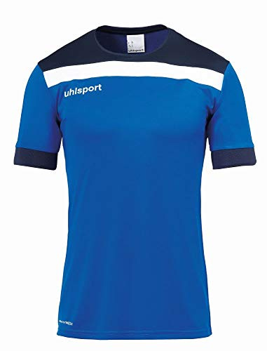 uhlsport Herr Offense 23 jersey kortärmad fotboll träningskläder Vit/svart/antra S