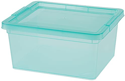 Je Cherche Une Idée Scatola Portaoggetti in Plastica, 2 L, 19 cm x 16.5 cm x 9 cm, Verde