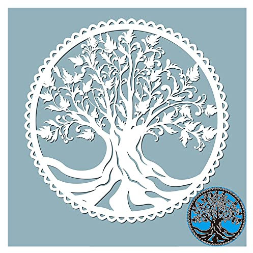 GIVBRO Baum gestanzt Metall Stanzformen Schablone Scrapbooking DIY Prägeschablone Werkzeug für Kartenherstellung (#C)
