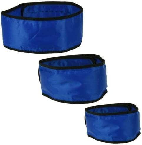 TRTO 1x Dog Cooling Collar Adjustable Pet Waterproof Cool Down Gel Protects Hot Weather (Small)