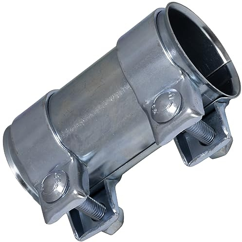 AERZETIX - C66977 - Abrazadera de escape doble - diámetro interior 55mm - compatible con números OE 357 253 141, 357 253 141A, 443 253 141D