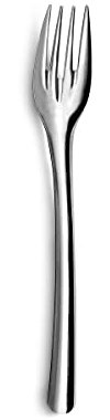 AMEFA - 48 fourchettes réutilisables et recyclables - Slim - Acier inoxydable 18/0, Finition Standard