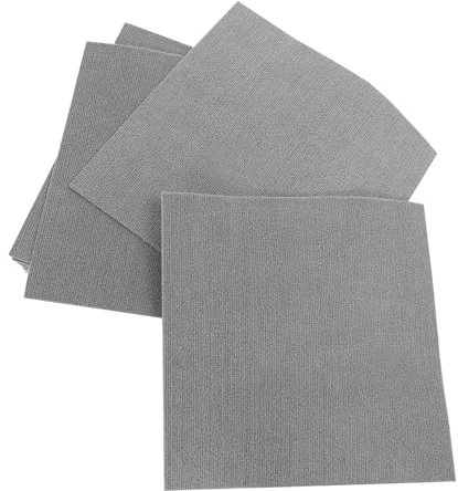 20 Stück Quadratisch Teppichfliesen Selbstliegend 50x50cm Strapazierfähig mit Klebepatch für Alle Bereiche Haus Büro Schlafzimmer Anti-Rutsch Hellgrau 5㎡