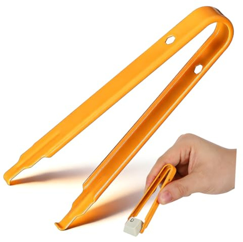 Homoyoyo Extractor de Teclas y Removedor de Tapas para Teclado Mecánico, Herramienta Metálica de Acero Inoxidable 304, Diseño Compacto para Limpieza y Mantenimiento de Computadoras,