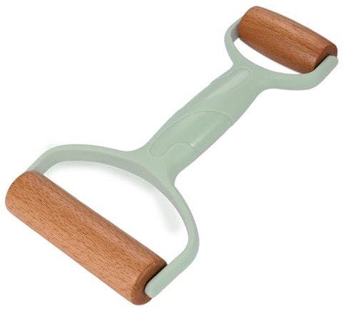 QZKJQDD Hellgrüner Nudelholz-Teigroller für Backen und Kochen (1 Stück)