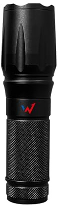 W WONDER FULL ENERGY - Lampe de poche puissante 500 lumens, IP44, Torche 3 modes d'éclairage