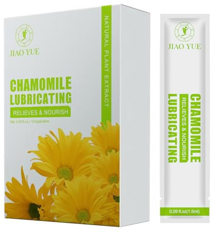 Lubrificante Idratante per Coppie con Essenza di Camomilla-Essenza di Camomilla per Calma e Riparazione Intima, Lubrificazione Idratante a Lungo Termine, Allevia Rapidamente la Secchezza e l'Incomodo